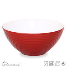 Two Tone Swirl Ceramic Bowl